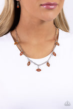 Load image into Gallery viewer, Necklaces KISS the Mark - Orange VDAY N2091