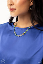 Load image into Gallery viewer, Necklace Abstract Admirer - Green SET45