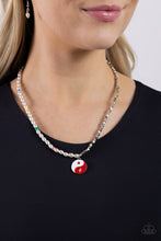 Load image into Gallery viewer, Necklaces Youthful Yin and Yang - Red N2119