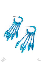 Load image into Gallery viewer, Earrings Piquant Punk - Blue