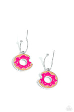 Load image into Gallery viewer, Earrings Donut Delivery - Pink MINI S135