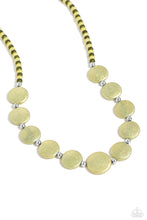 Load image into Gallery viewer, Necklaces Scratched Showtime - Green N2138
