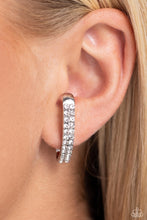 Load image into Gallery viewer, Earrings Sliding Series - White Illusion Post E3008
