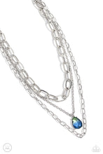 Load image into Gallery viewer, Necklace Teardrop Tiers - Green N212