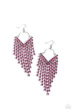 Load image into Gallery viewer, Earrings V Fallin - Pink E2053