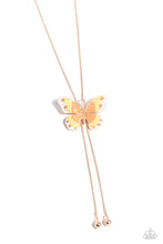 Load image into Gallery viewer, Necklaces Suspended Shades - Rose Gold Butterfly