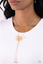 Load image into Gallery viewer, Necklaces Suspended Shades - Rose Gold Butterfly