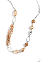 Load image into Gallery viewer, Necklaces Easygoing Elegance - Brown PEARL N2435
