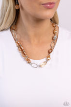 Load image into Gallery viewer, Necklaces Easygoing Elegance - Brown PEARL N2435