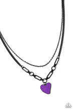 Load image into Gallery viewer, Necklaces Carefree Confidence - Purple VDAY N2427