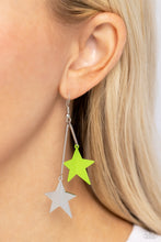 Load image into Gallery viewer, Earrings Stellar STAGGER - Green E419