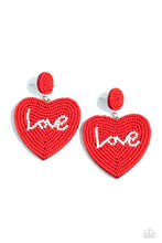 Load image into Gallery viewer, Earrings Sweet Seeds - Red VDAY V156