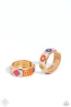 Load image into Gallery viewer, Earrings Multicolored Makeover - Gold