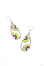 Load image into Gallery viewer, Earrings Airily Abloom - Green E2366
