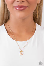 Load image into Gallery viewer, Necklaces Leave Your Initials - Gold - E