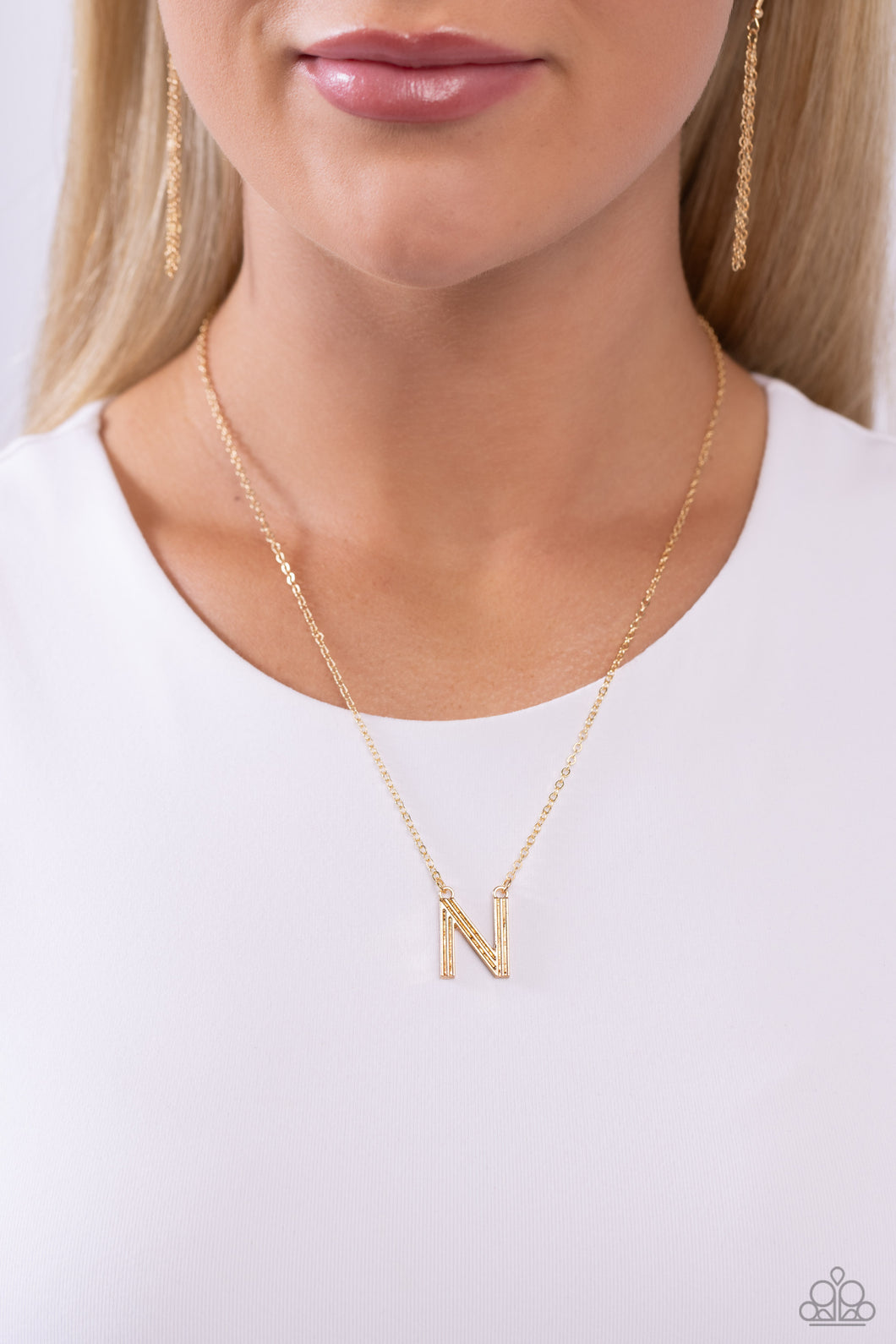 Necklaces Leave Your Initials - Gold - N (Initials)