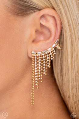 Earrings Tapered Tease - Gold Earcrawlers E518