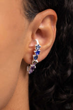 Load image into Gallery viewer, Earrings In Good Shape - Blue Illusion Post