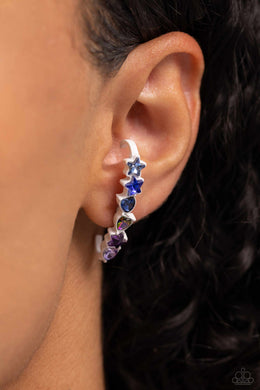 Earrings In Good Shape - Blue Illusion Post