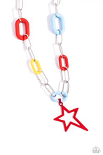 Load image into Gallery viewer, Necklaces Stargazing Show - Red S133 AMERICANA
