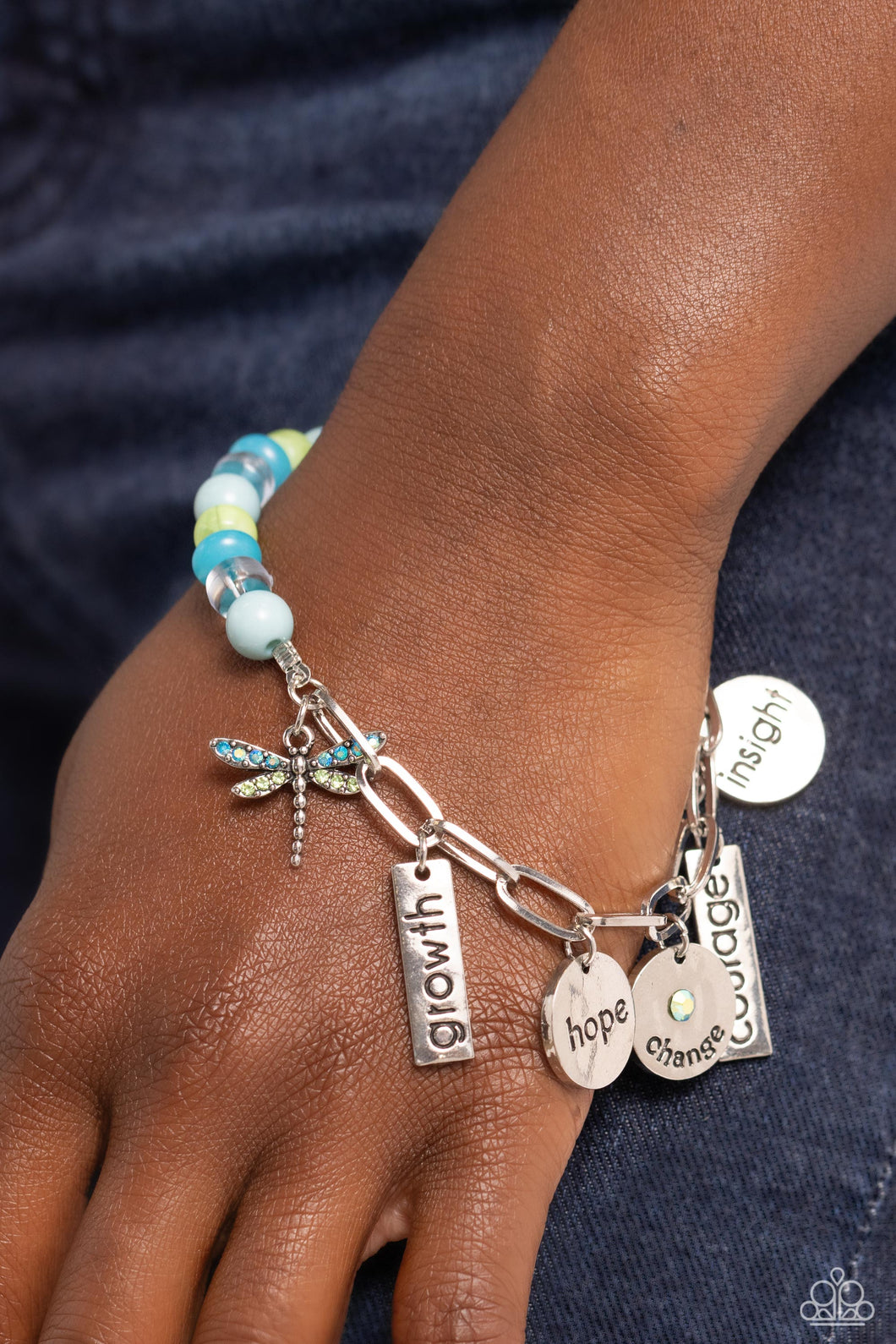 Bracelets Growth Mindset - Green Inspirational B066