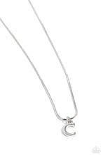 Load image into Gallery viewer, Necklaces Seize the Initial - Silver - C