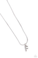 Load image into Gallery viewer, Necklaces Seize the Initial - Silver - F