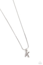 Load image into Gallery viewer, Necklaces Seize the Initial - Silver - K