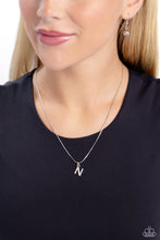 Load image into Gallery viewer, Necklaces  Seize the Initial - Silver - N