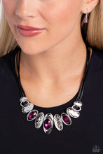 Load image into Gallery viewer, Necklaces Sliding Splendor - Pink N2221