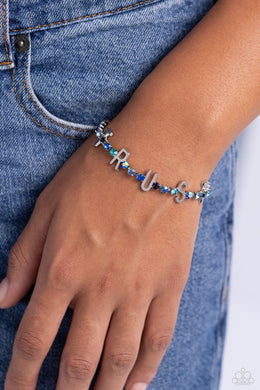 Bracelets I Will Trust In You - Blue Inspirational B2329