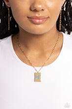 Load image into Gallery viewer, Necklaces Optimistic Vibes - Blue Inspirational N488