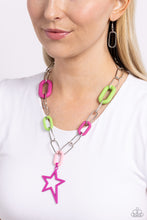 Load image into Gallery viewer, Necklaces Stargazing Show - Pink Americana S133