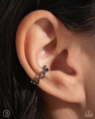 Earrings Mandatory Musings - Black Earcuffs E3018