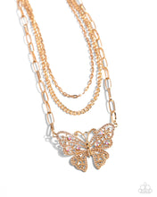 Load image into Gallery viewer, Necklaces Winged Wonder - Gold Butterfly N173