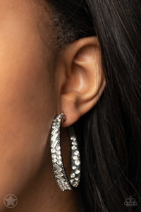Earrings GLITZY By Association - Gunmetal E2201 Blockbuster