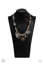 Load image into Gallery viewer, Necklaces Charmed, I Am Sure - Brown Blockbuster