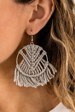Load image into Gallery viewer, Earrings All About MACRAME - Silver E454