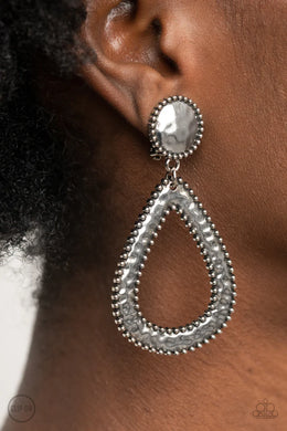 Earrings Beyond The Borders - Silver ♥ Clip-On P2
