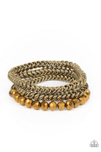 Load image into Gallery viewer, Bracelets Gutsy and Glitzy - Brass B2165