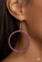 Load image into Gallery viewer, Earrings Head-Turning Halo - Pink E375
