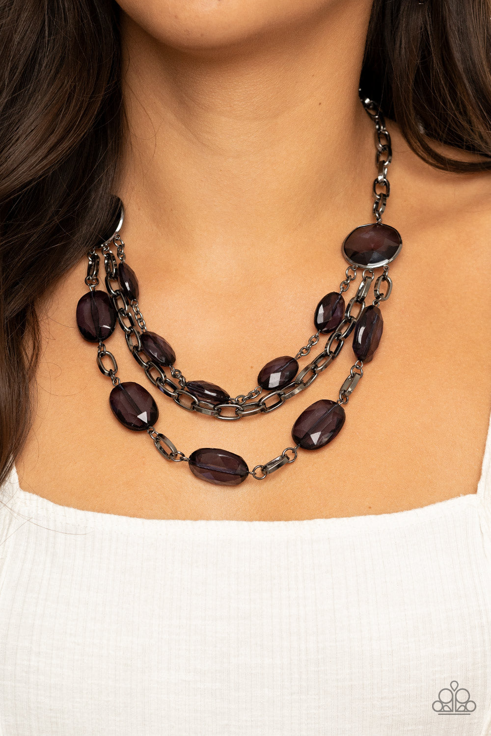 Necklace I Need a GLOW-cation - Black