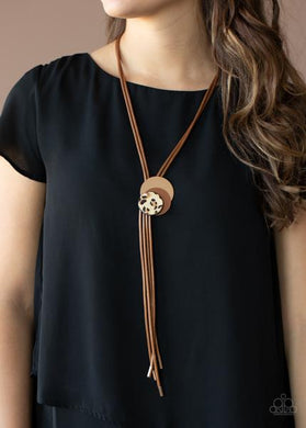 Necklace I'm FELINE Good - Brown N2032