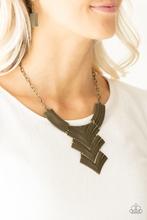 Load image into Gallery viewer, Necklace Fiercely Pharaoh- Brass N039