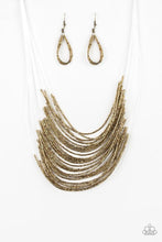 Load image into Gallery viewer, Necklace Catwalk Queen - Brass N2107