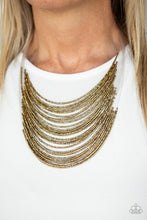 Load image into Gallery viewer, Necklace Catwalk Queen - Brass N2107